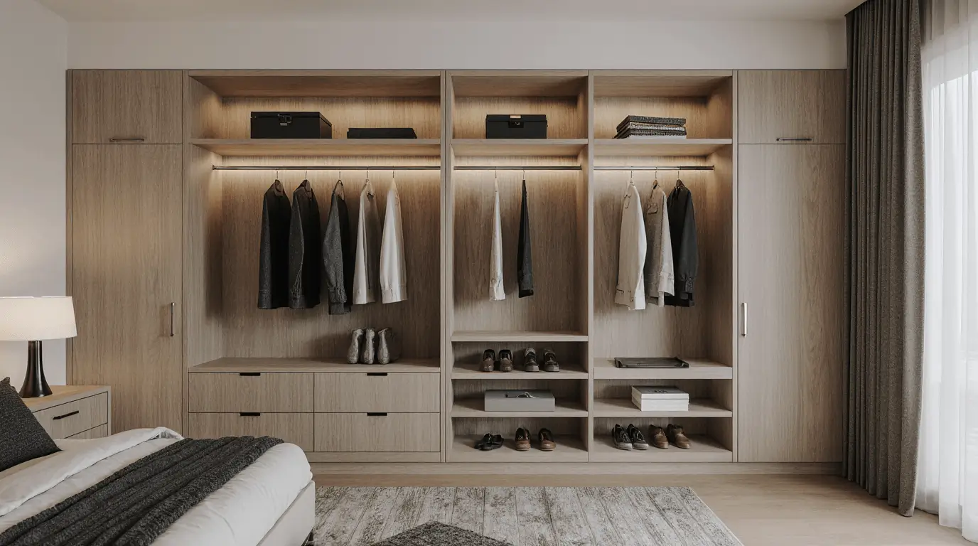 wardrobe interior fittings ideas