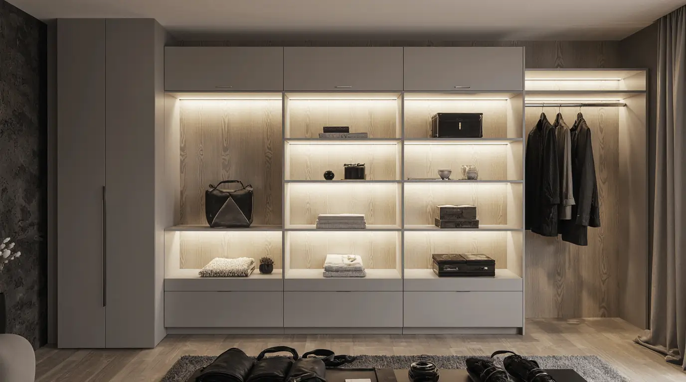 wardrobe interior fittings ideas