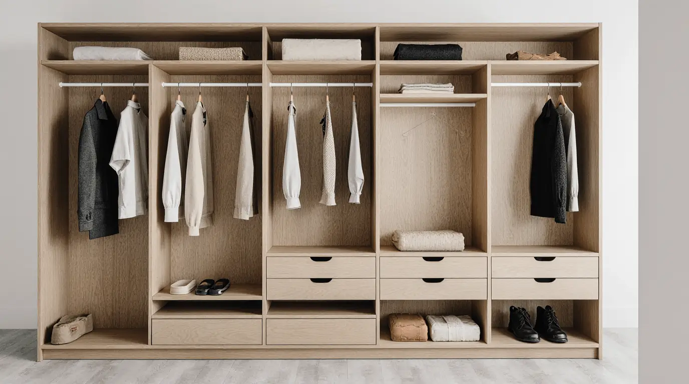 wardrobe interior fittings ideas