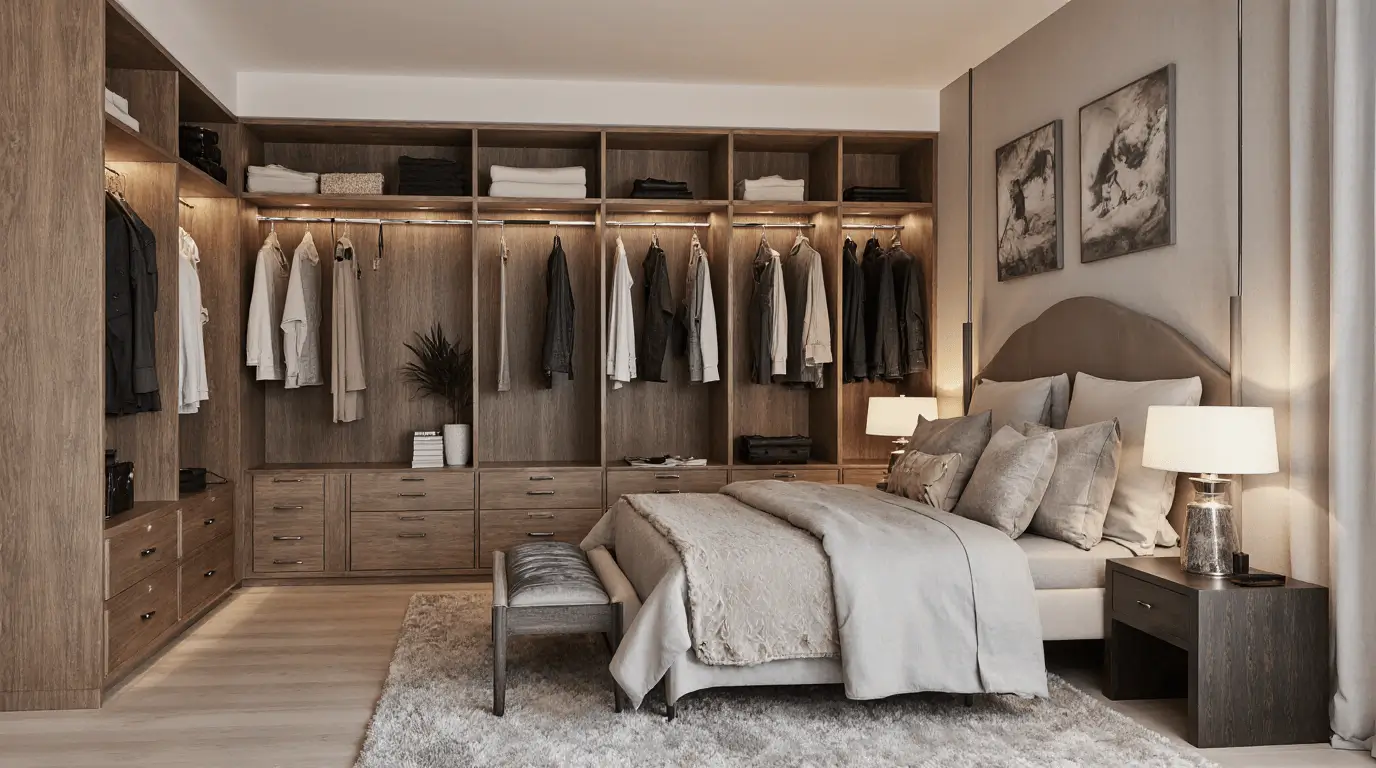 wardrobe interior fittings ideas
