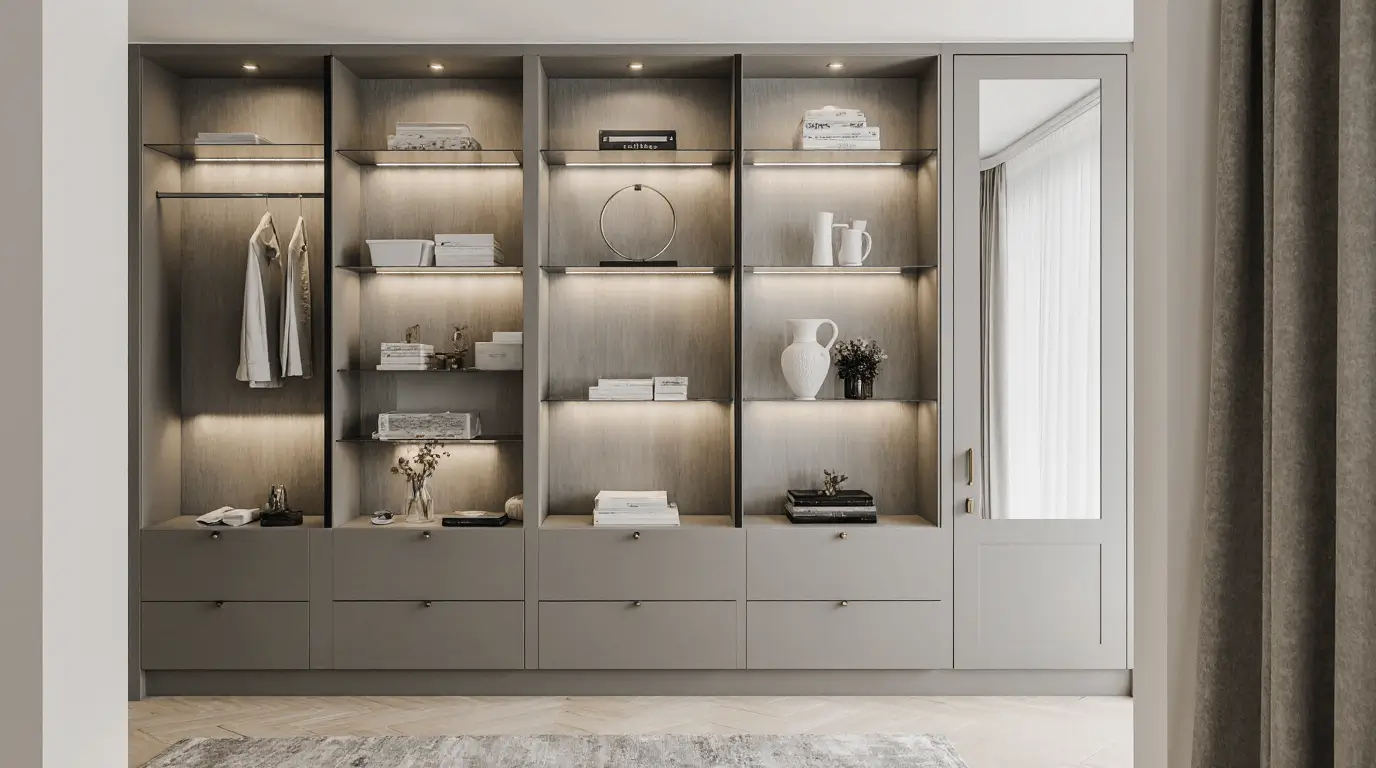 wardrobe interior fittings ideas