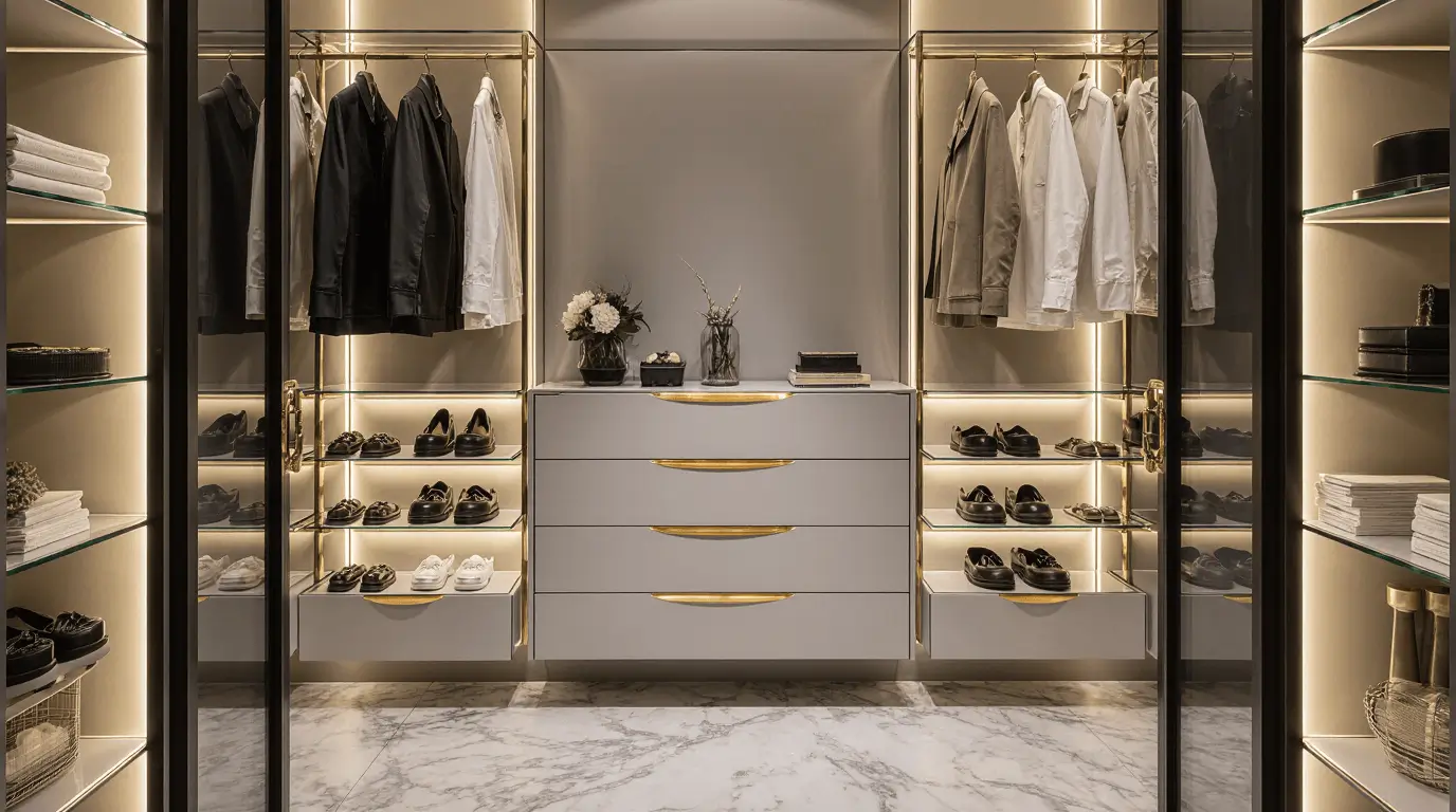 wardrobe interior fittings ideas
