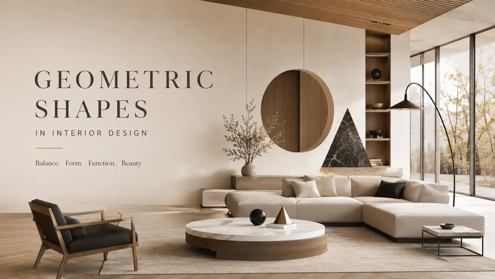 geometric shapes in interior design