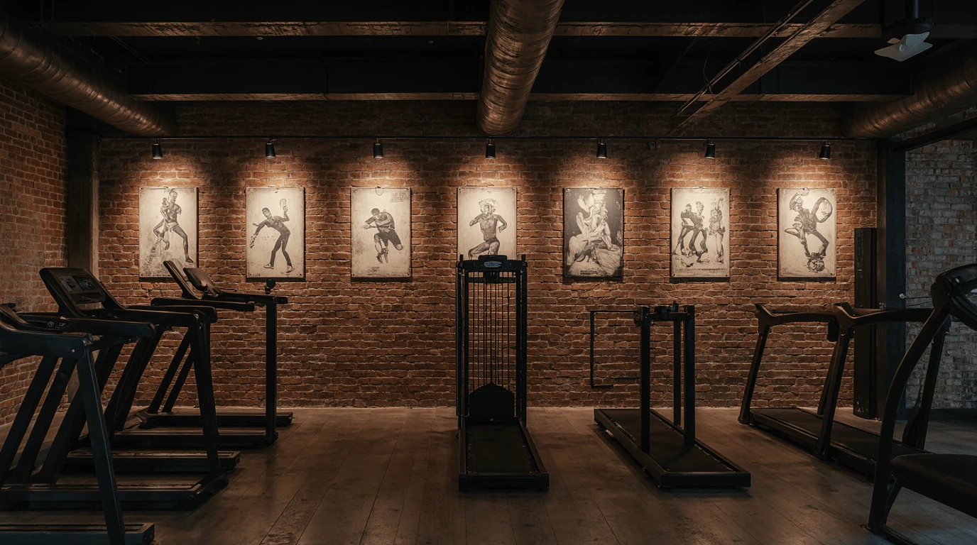 interior gym wall design