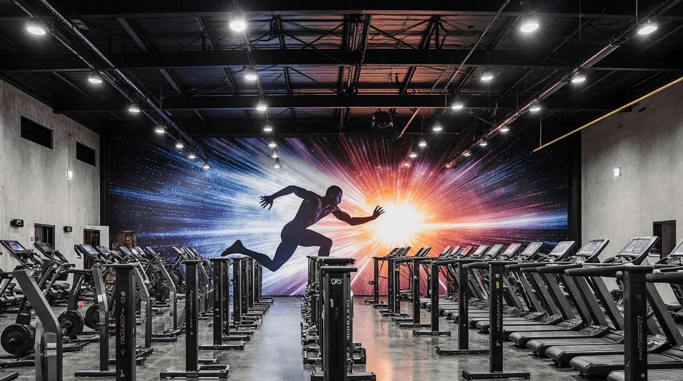 interior gym wall design