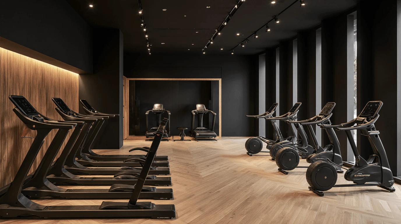 interior gym wall design