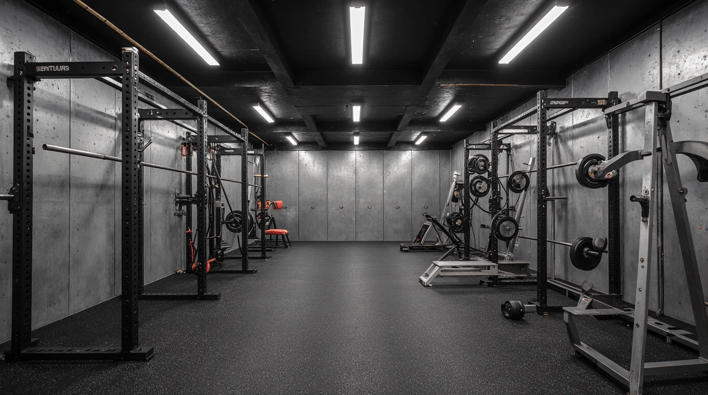 interior gym wall design