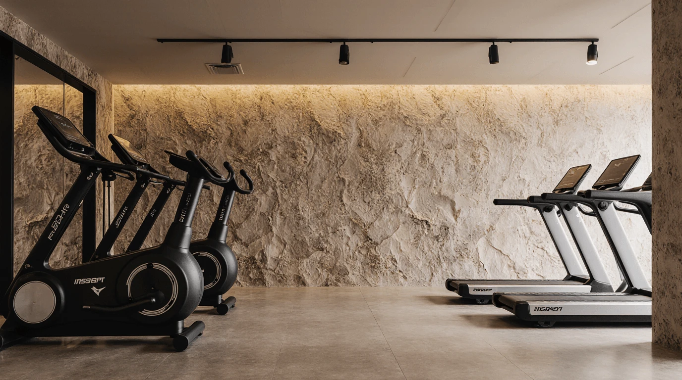 interior gym wall design