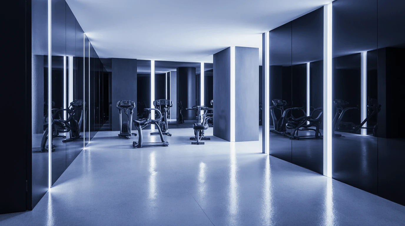 interior gym wall design
