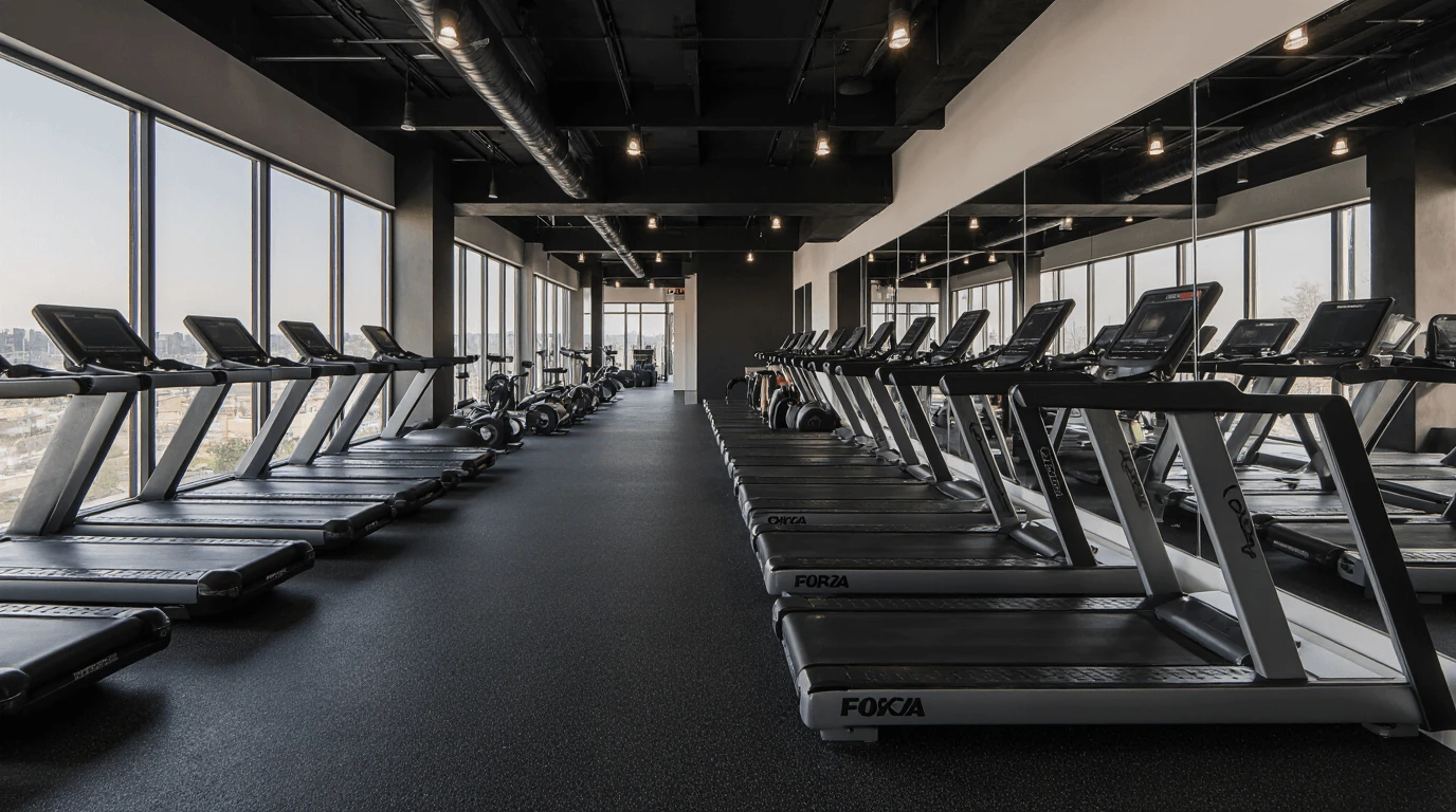 interior gym wall design