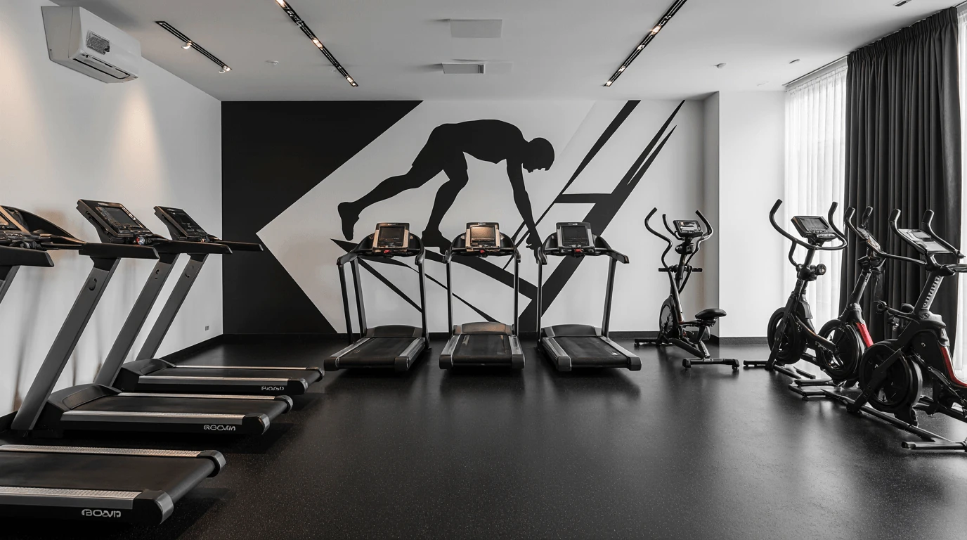 interior gym wall design