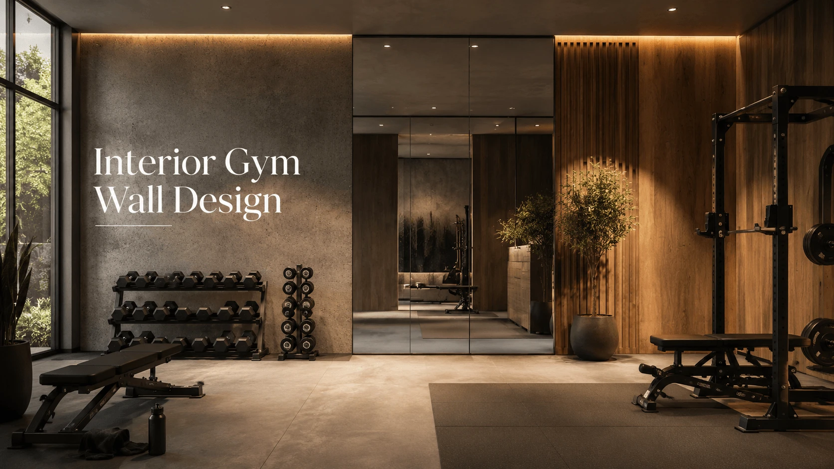 interior gym wall design