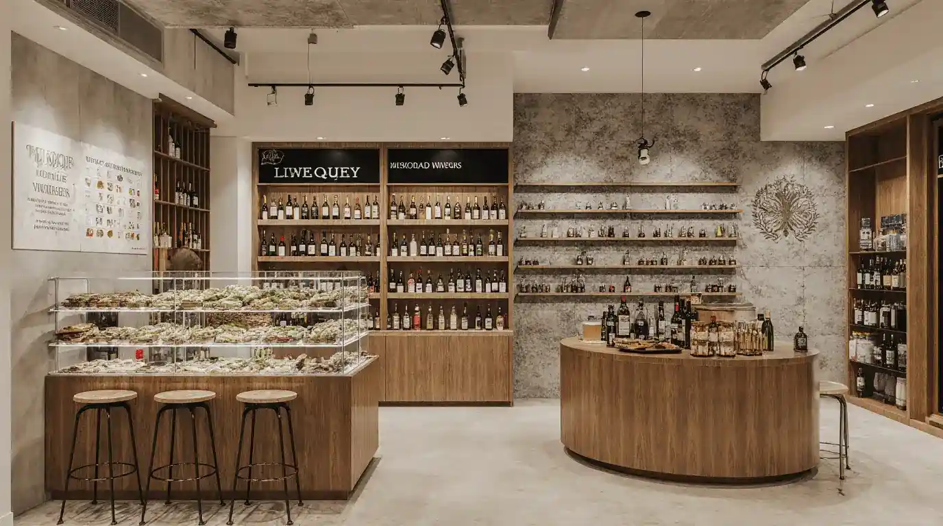 liquor store interior design