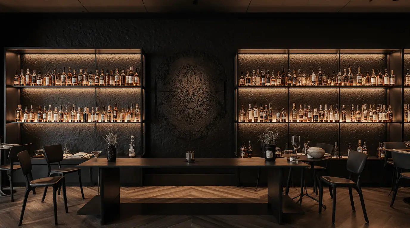 liquor store interior design