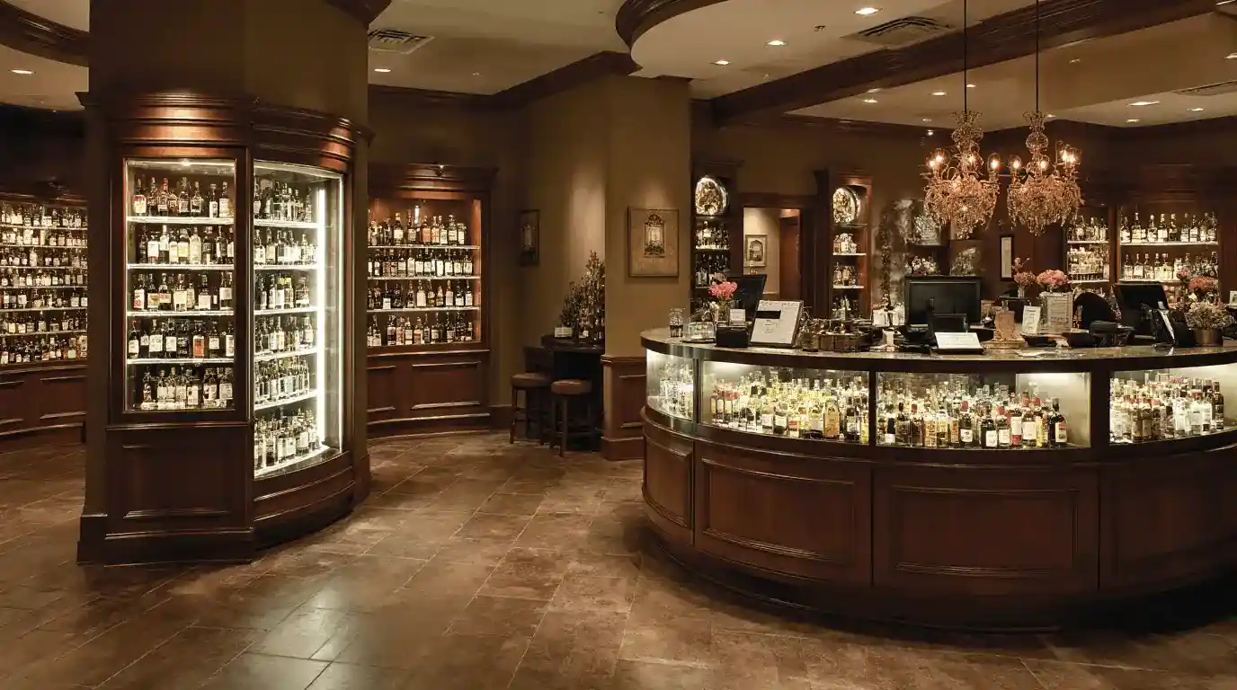 liquor store interior design