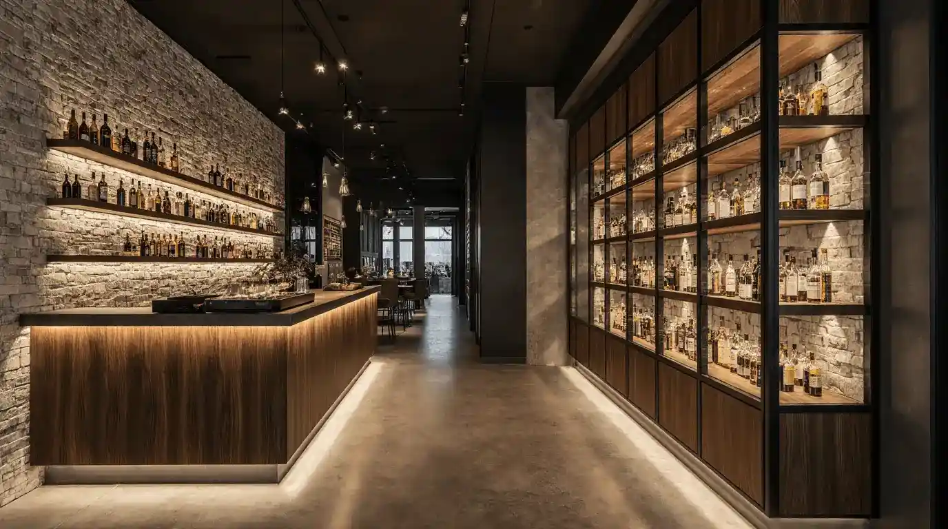 liquor store interior design