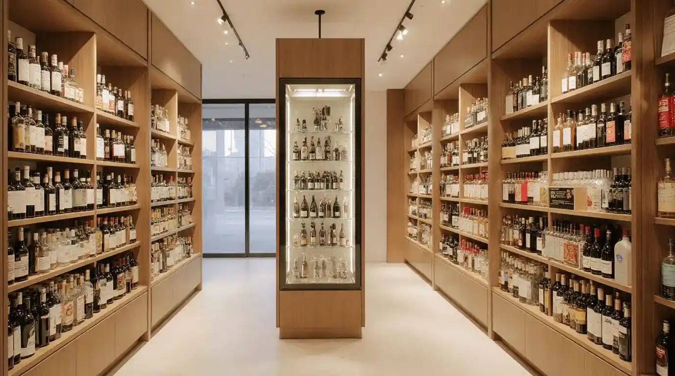 liquor store interior design