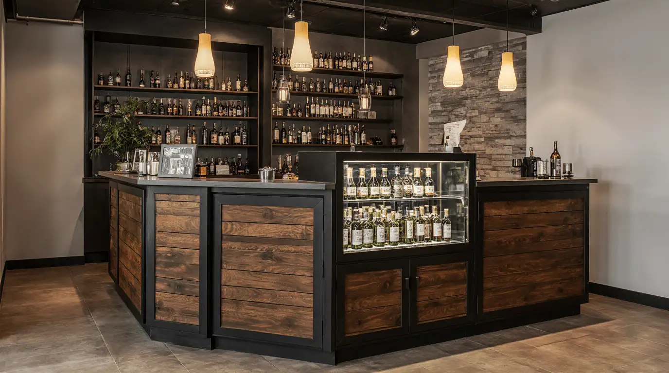 liquor store interior design