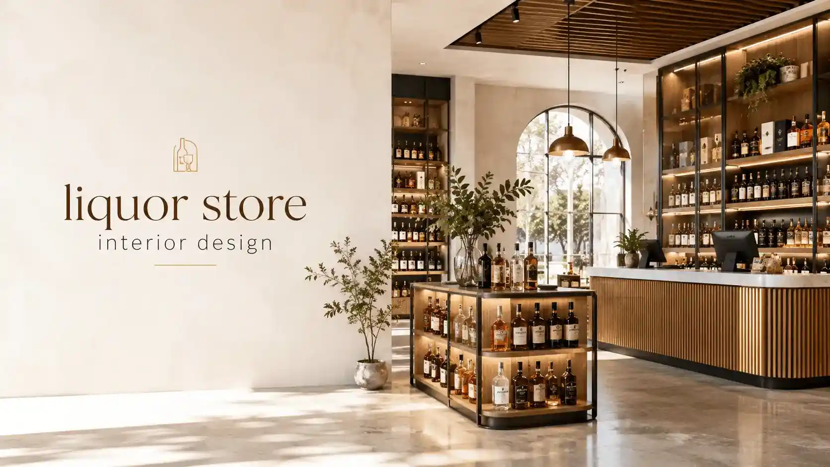 liquor store interior design