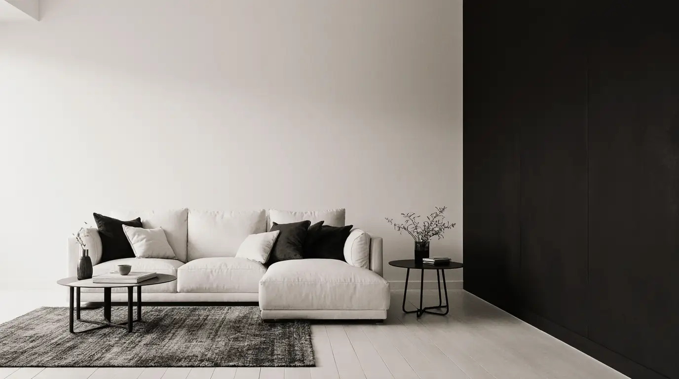 living room moody interior design