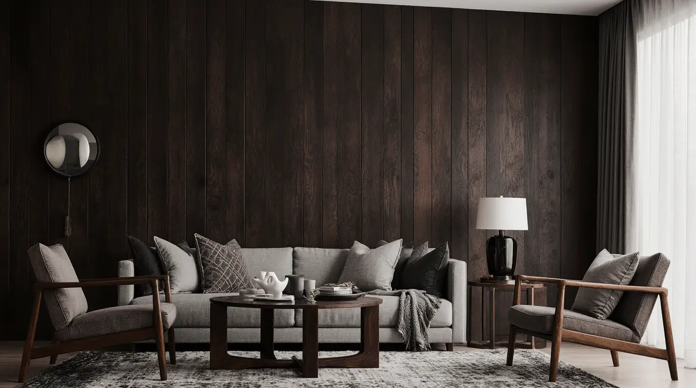 living room moody interior design