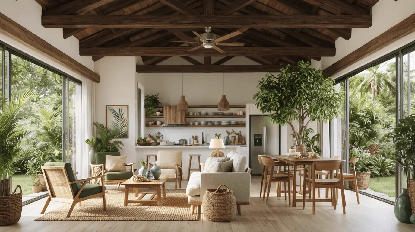 tropical hawaiian interior design