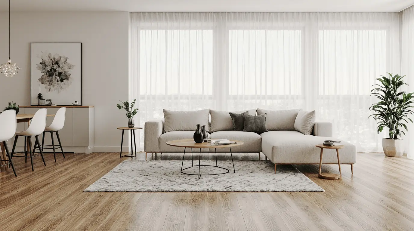 wood floor interior design