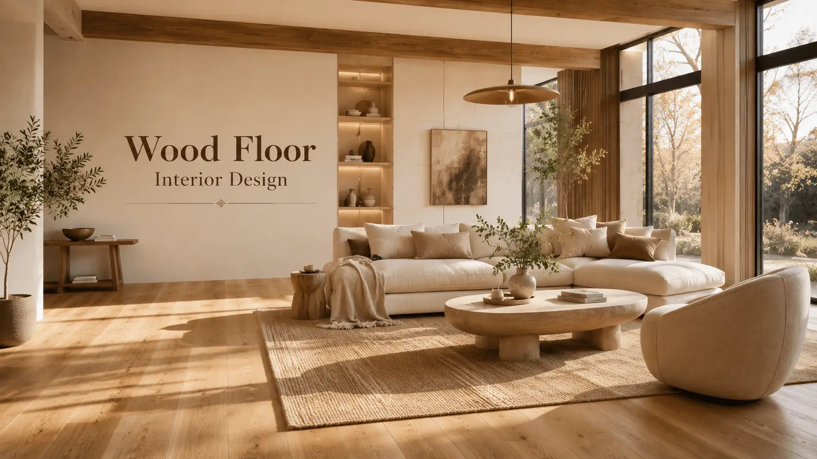 wood floor interior design