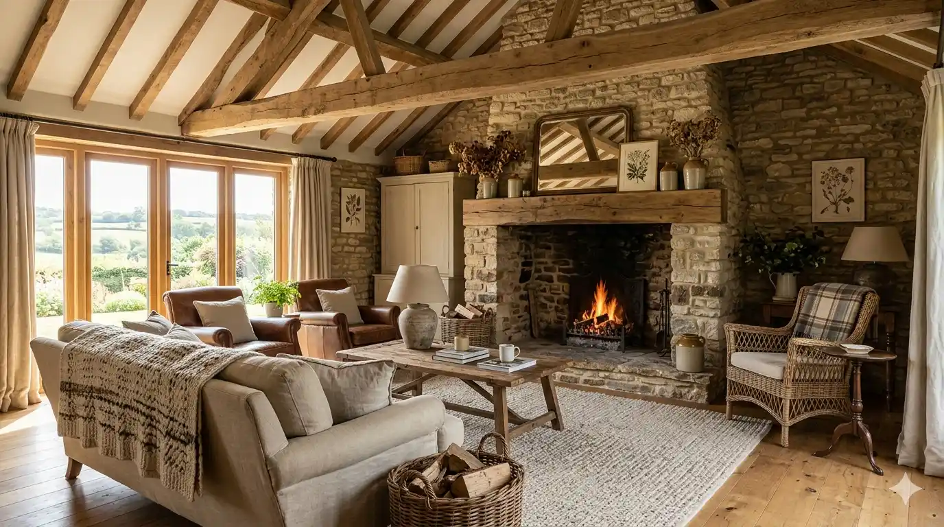 country style living room