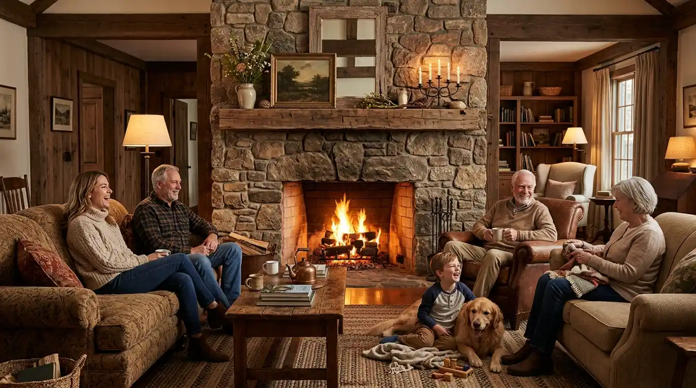 country style living room
