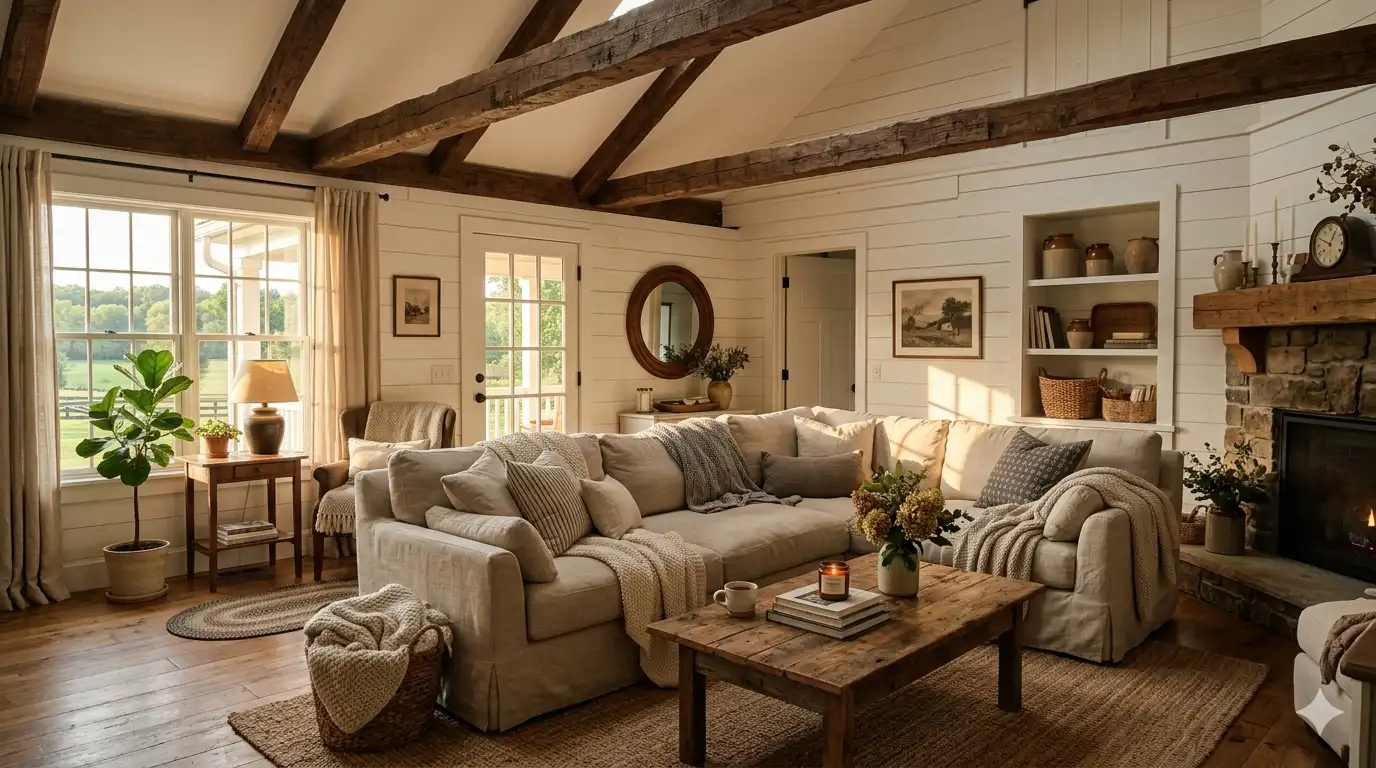 country style living room