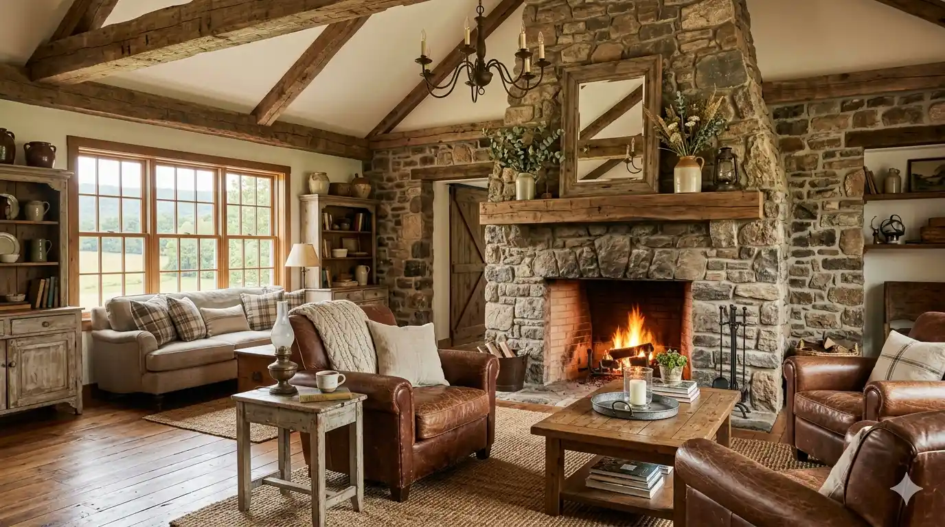 country style living room