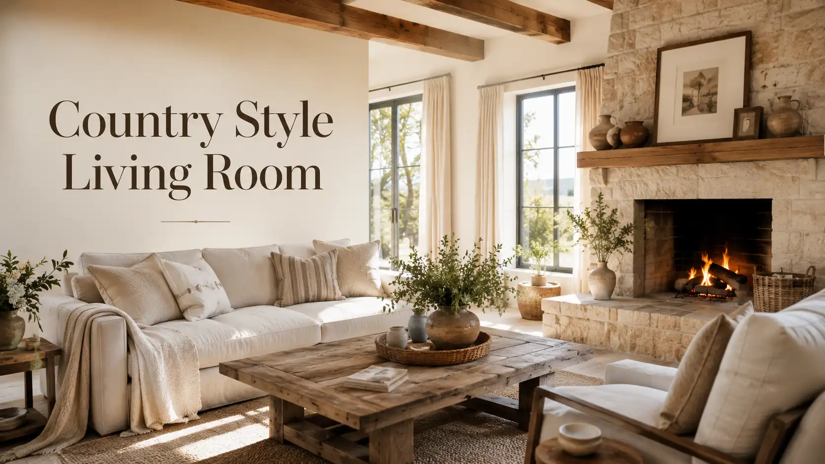 country style living room