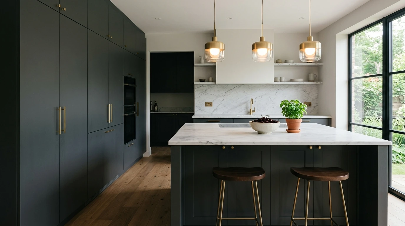 dark kitchen ideas