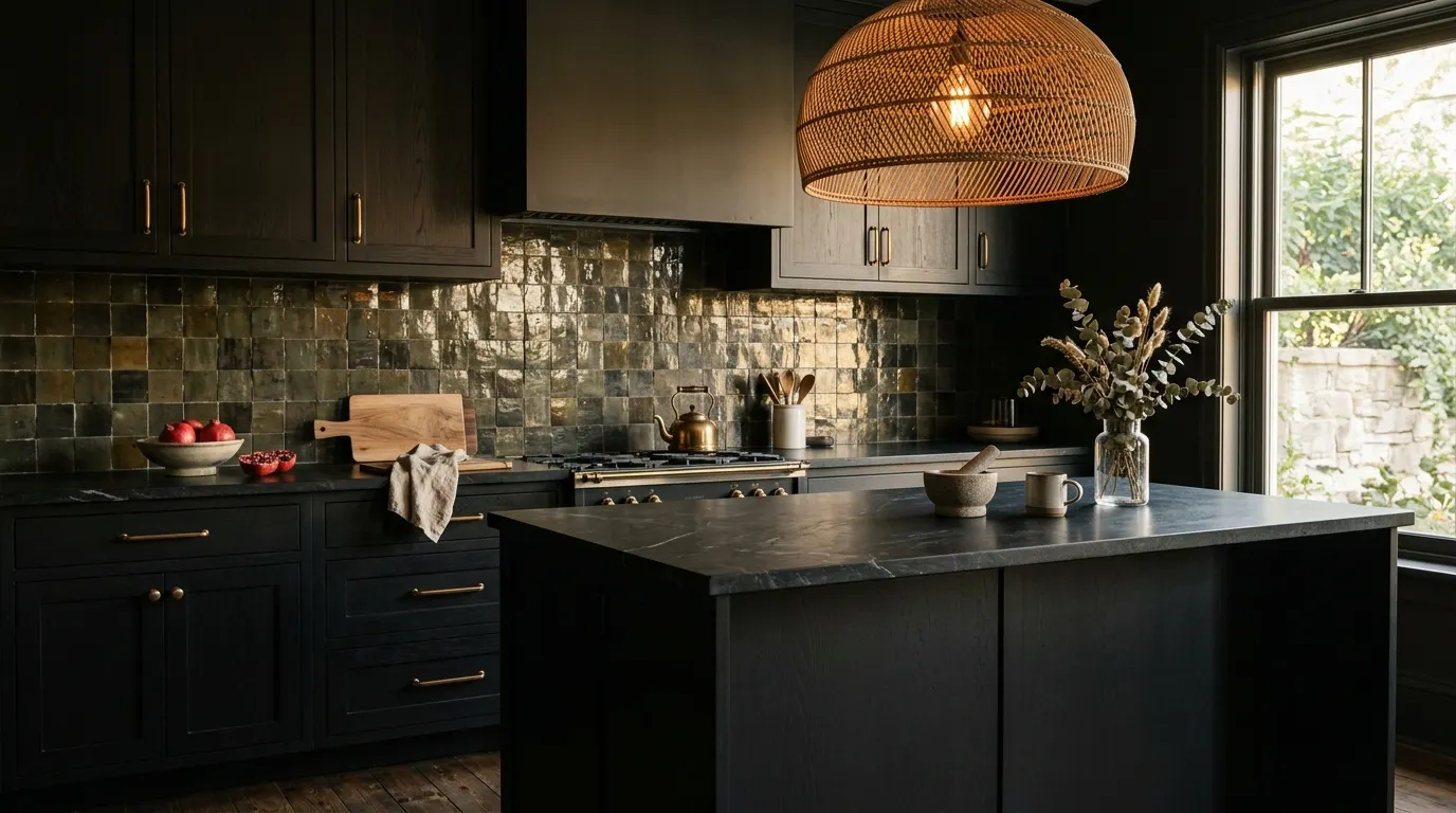 dark kitchen ideas