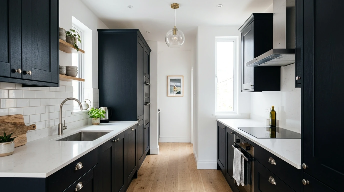 dark kitchen ideas