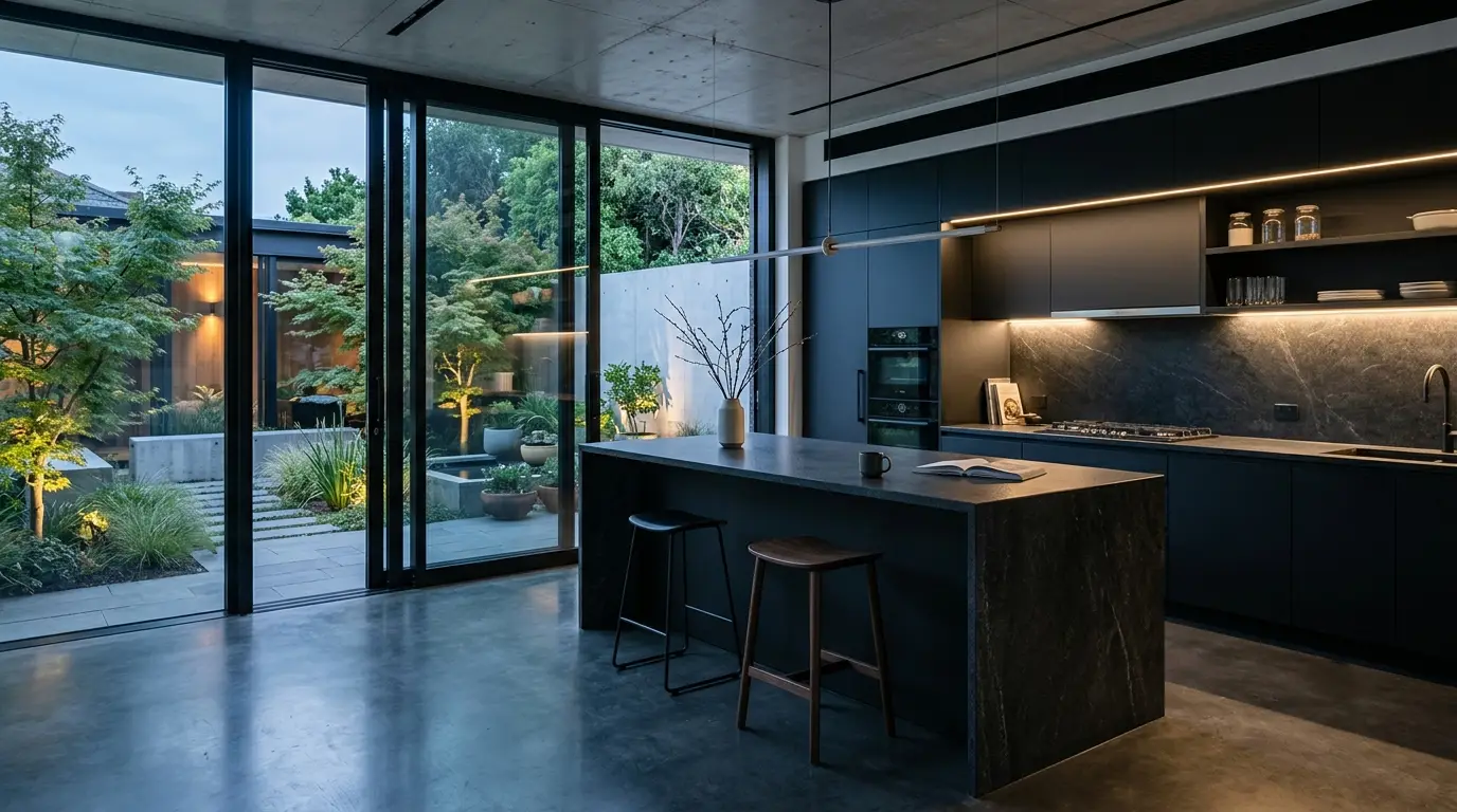 dark kitchen ideas