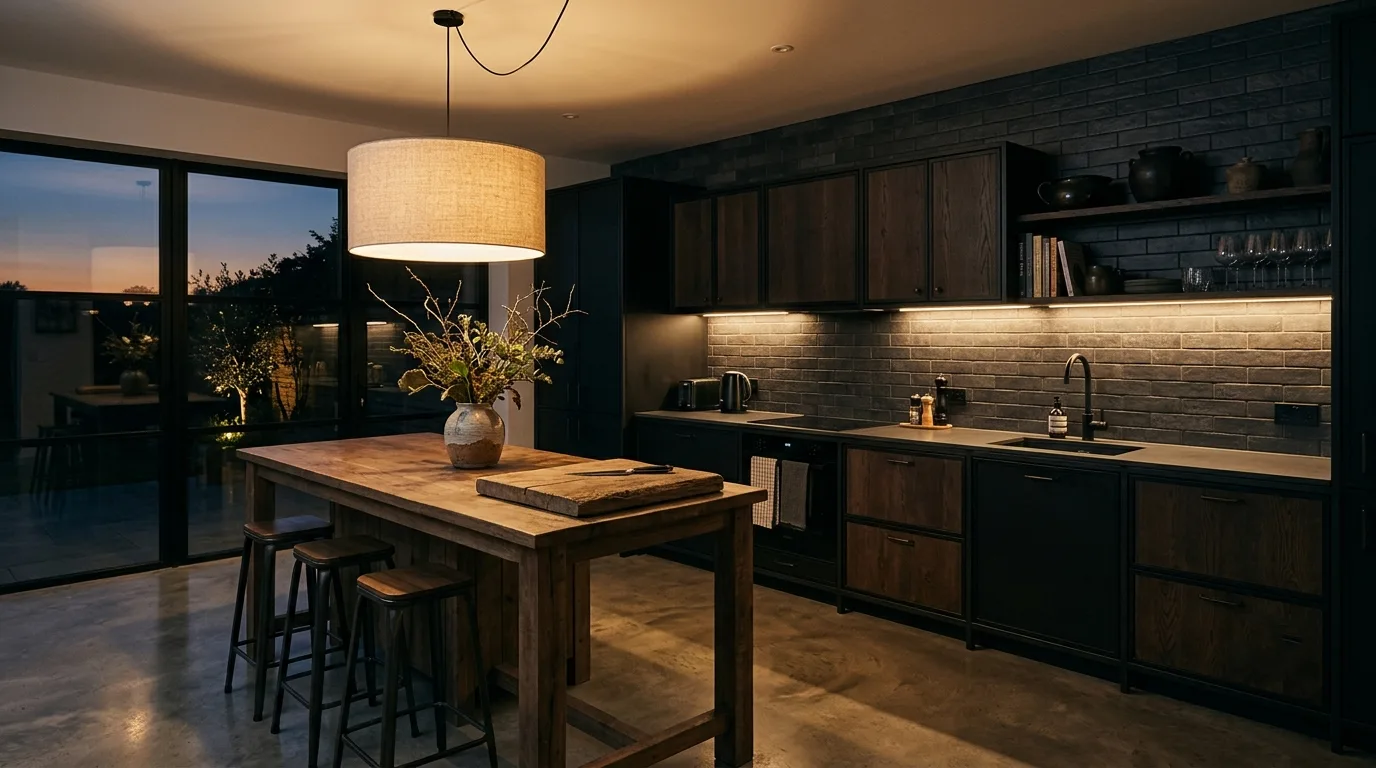dark kitchen ideas