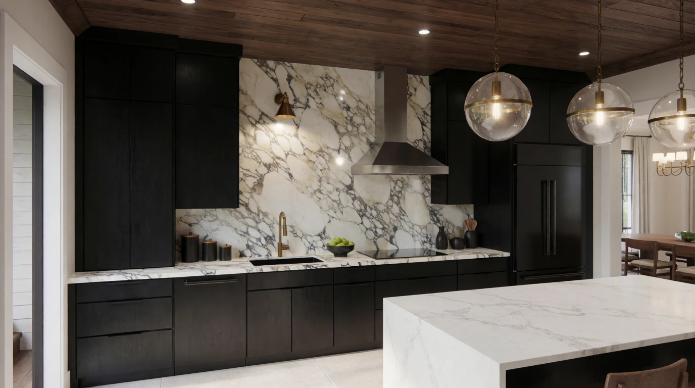 how to decorate a dark kitchen