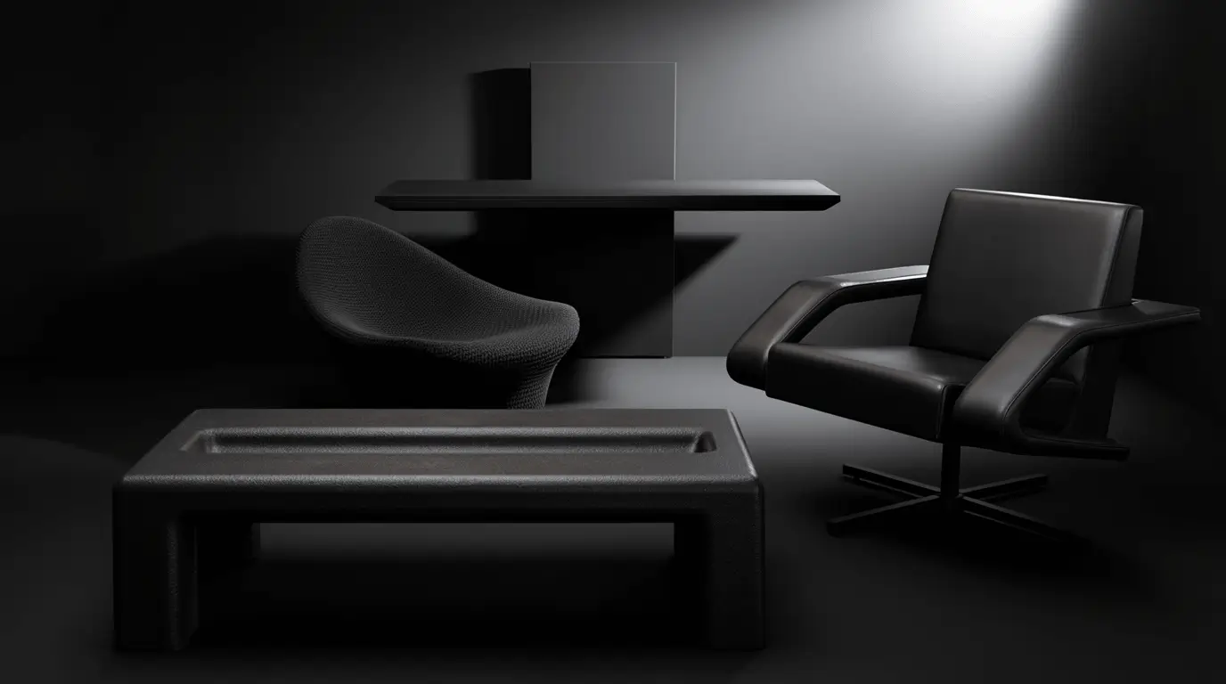 interior design black office
