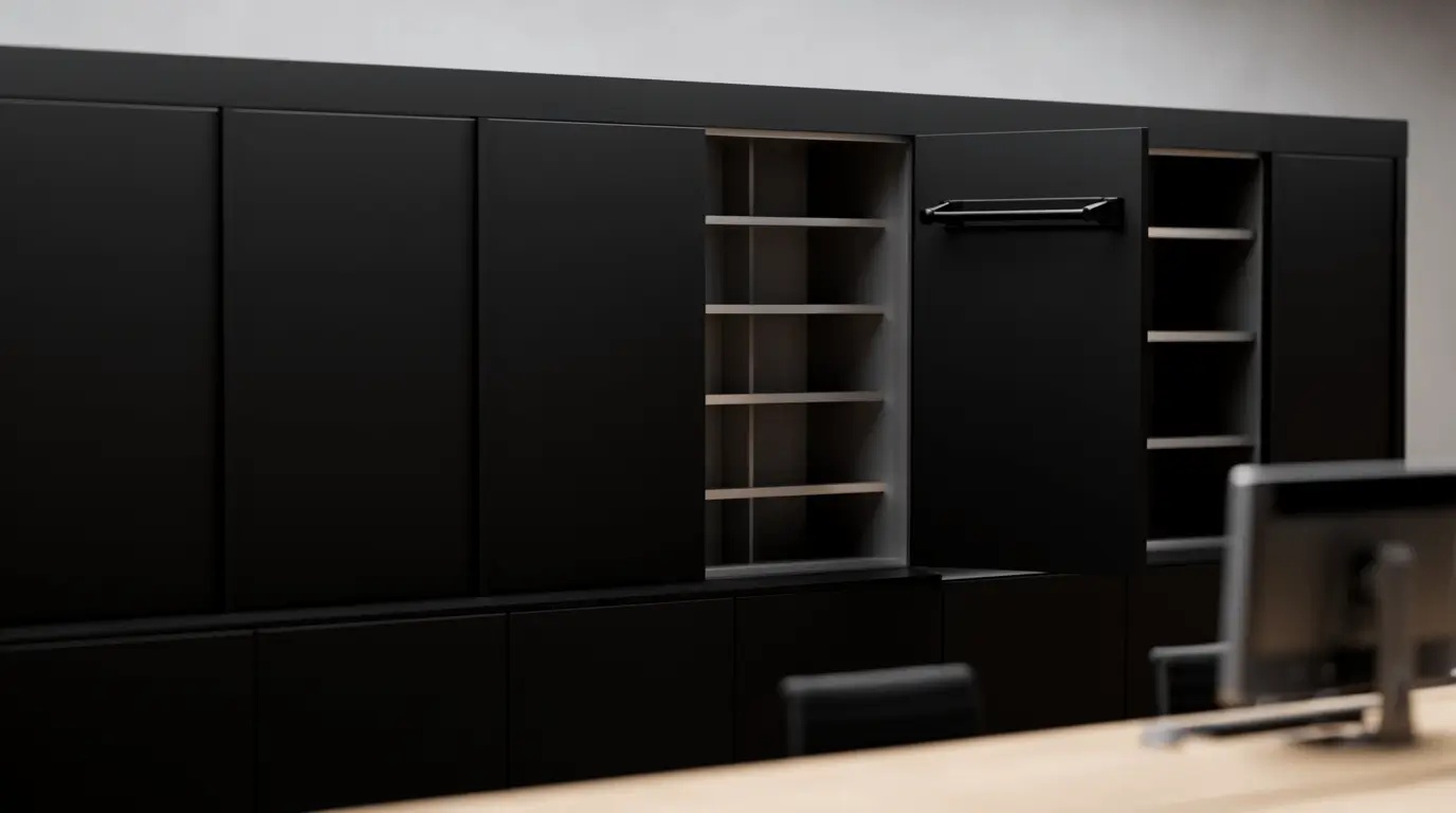 interior design black office