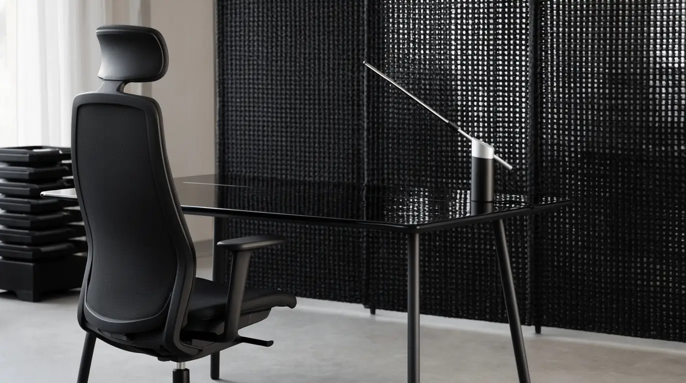 interior design black office