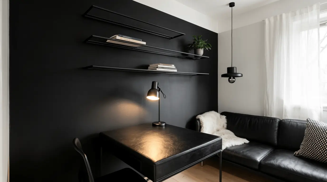interior design black office