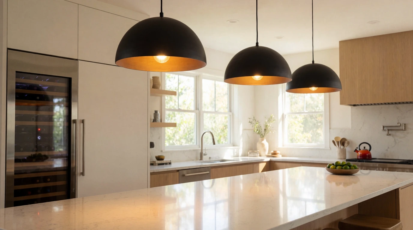 lighting over kitchen island