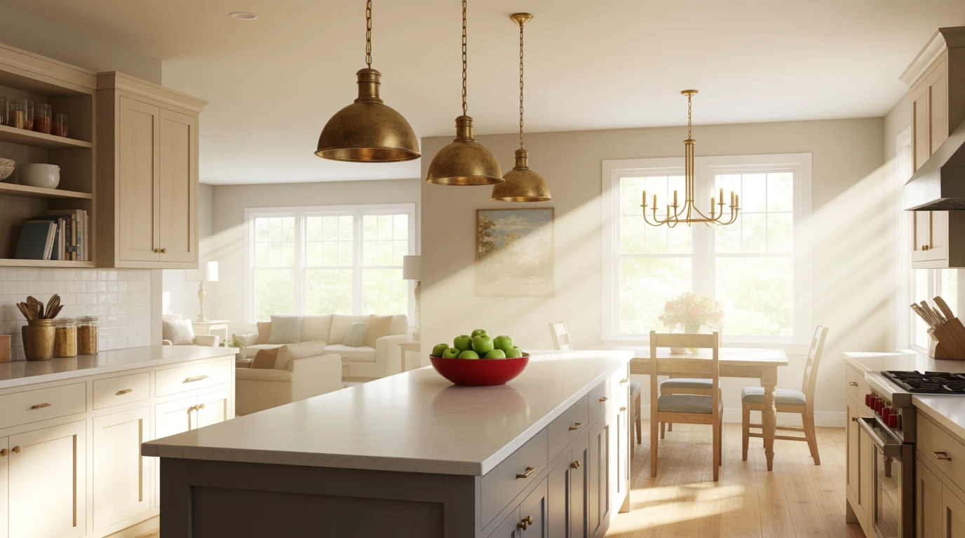 lighting over kitchen island