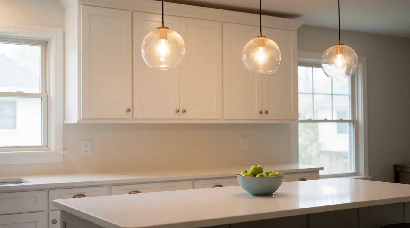 lighting over kitchen island