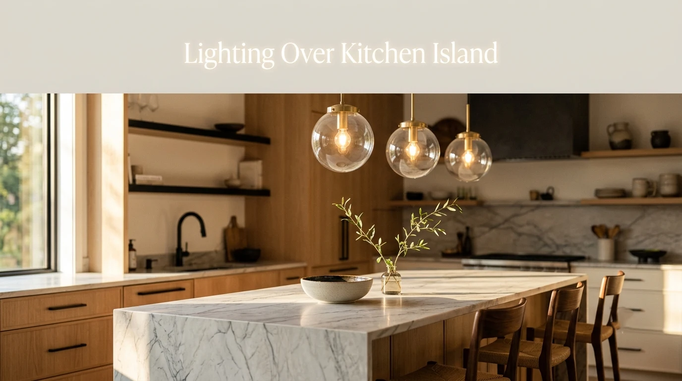 lighting over kitchen island