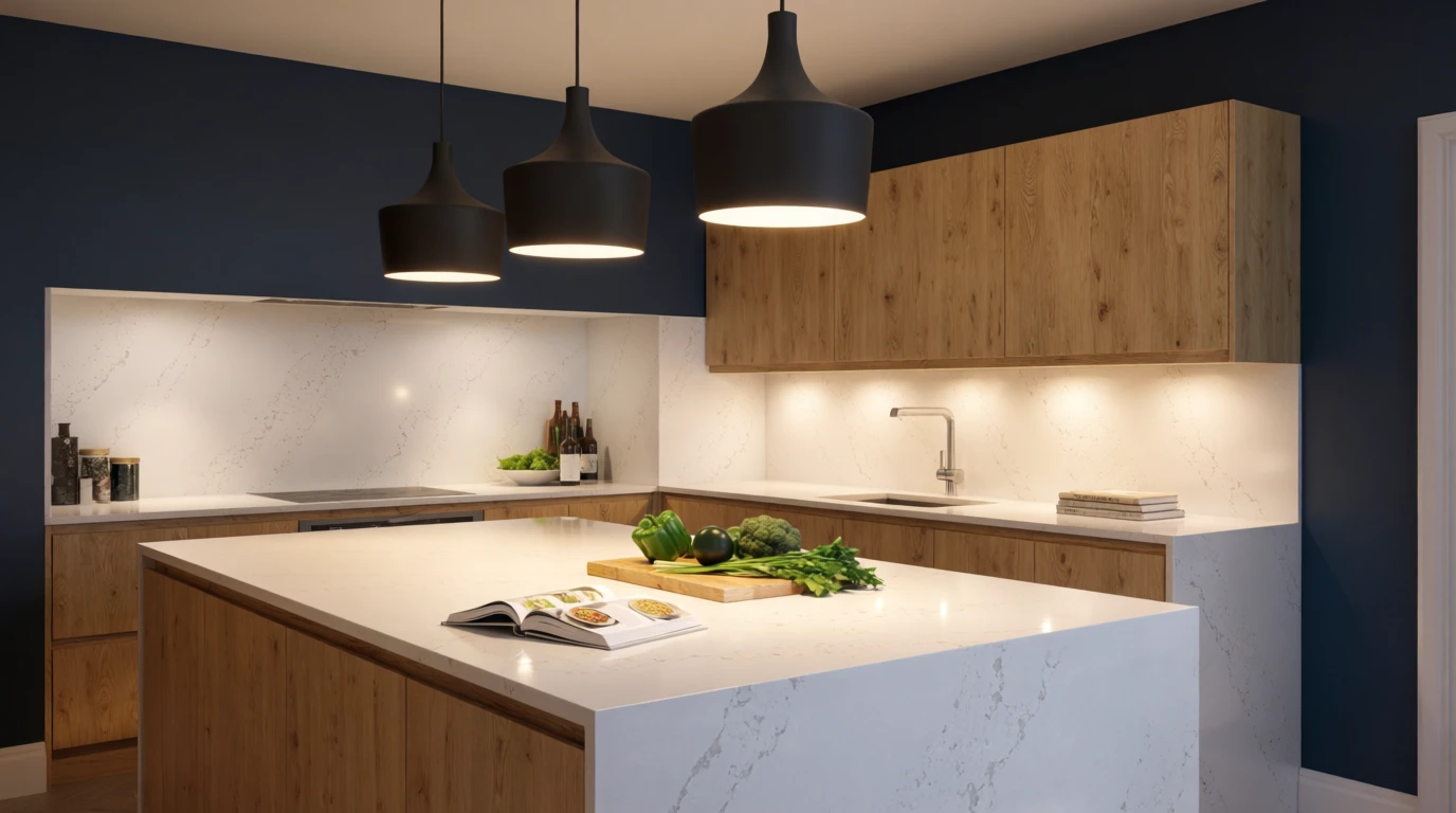 lights over island kitchen