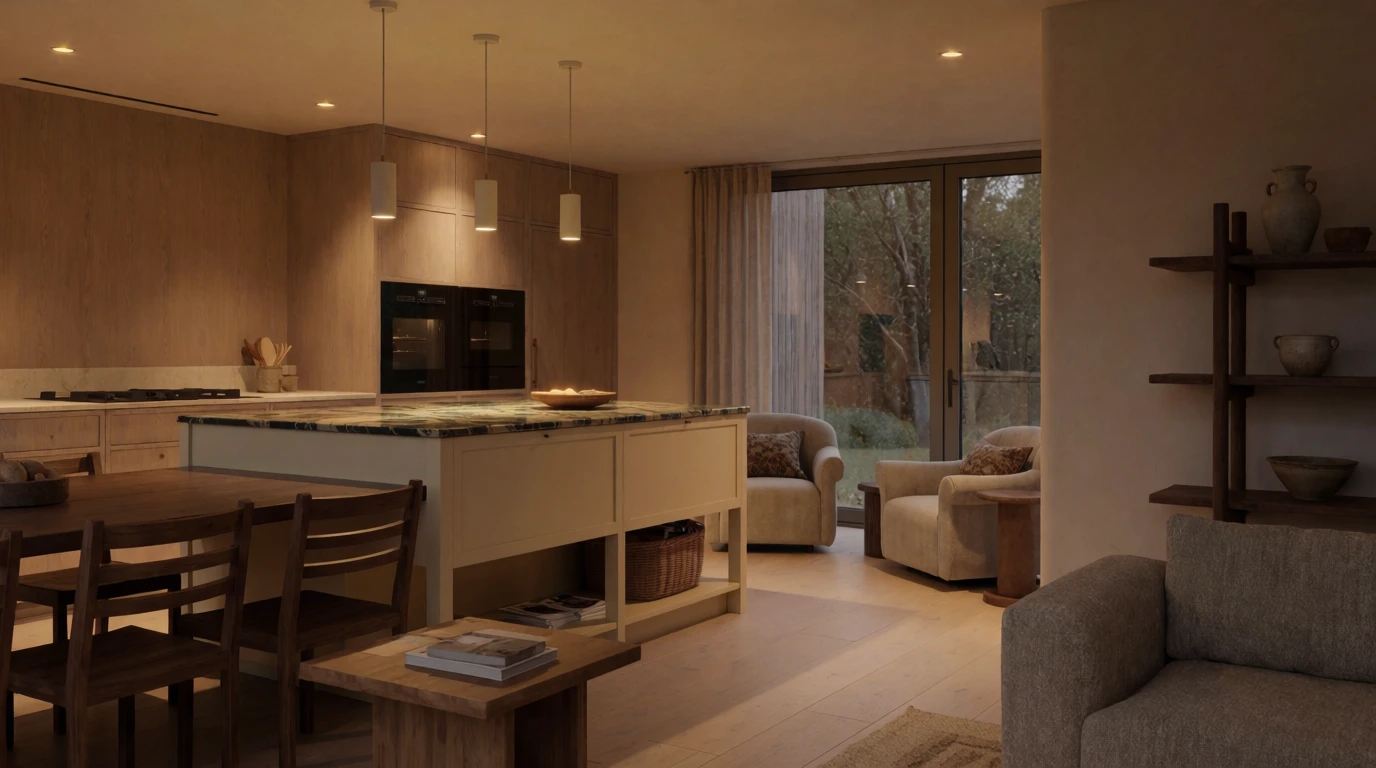 lights over island kitchen