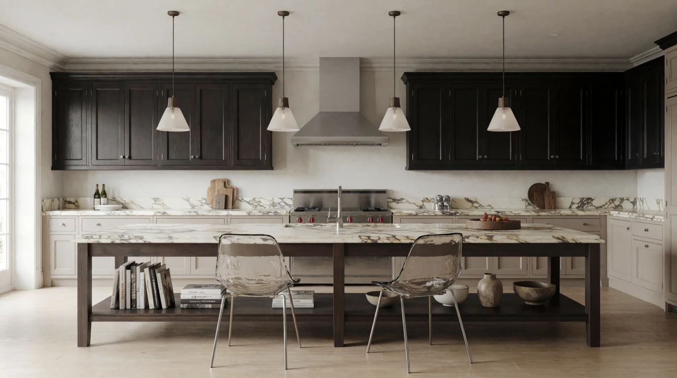 lights over island kitchen